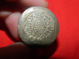 Pareja Cuños Bronce Moneda Bizantina Tremissis