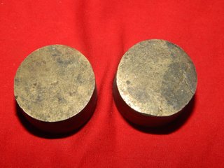 Pareja Cuños Bronce Moneda Bizantina Tremissis