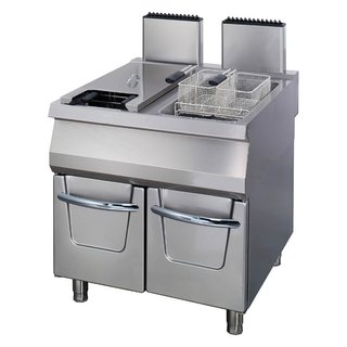 Premium Friggitrice - 2 x 22L - Unità Doppia - Pro