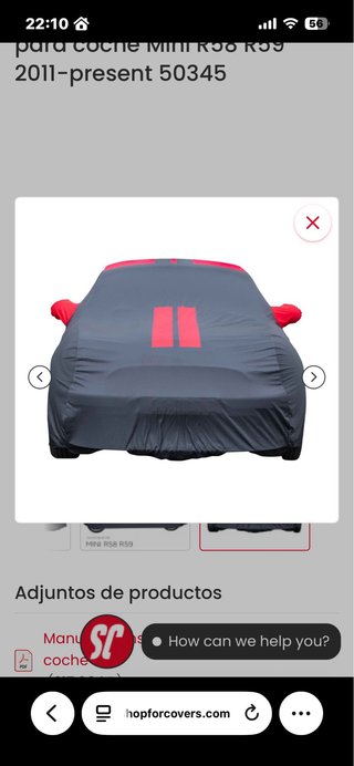 Funda coche Mini Coupe