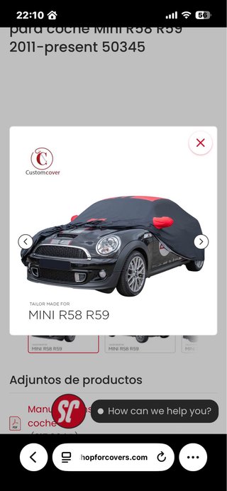 Funda coche Mini Coupe