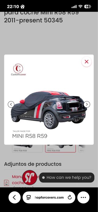 Funda coche Mini Coupe