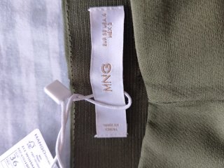 Pantalón vestir Mango verde sin estrenar