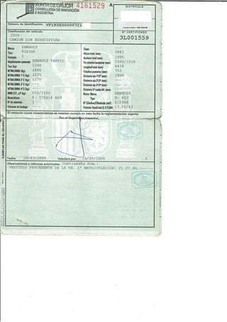 Renault Trafic T 1000 D DESPIECE