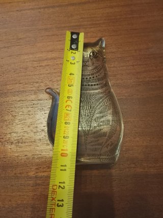 Gatto in lucite