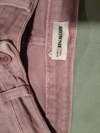 Pantalones Brownie color burdeos/rosa Talla M