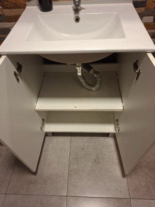 Mueble baño lavabo y espejo