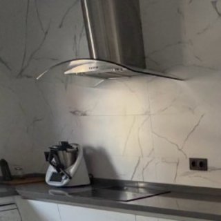 Campana extractora cocina moderna