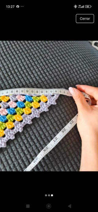 Bandana Crochet Verano Multicolor