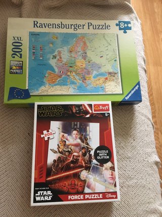 Puzzle de europa y Star Wars