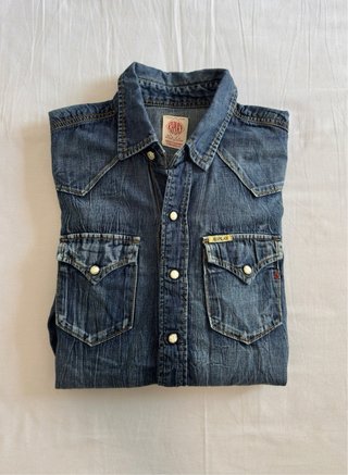 Camisa vaquera Replay azul oscuro Talla M
