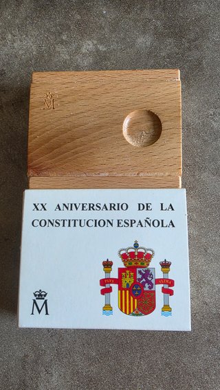 1998-1000 Pesetas 1998 XX Aniversario Constitución