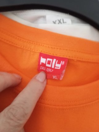 Camiseta Caballero Naranja