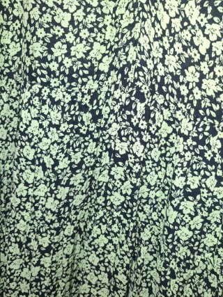 Vestido flores verde claro Zara