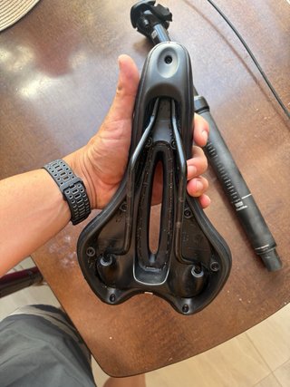 Sillín Gel Antiprostatico Negro
