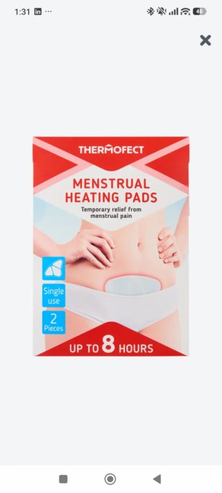 Parches Menstruales Thermofect - 2 Unidades