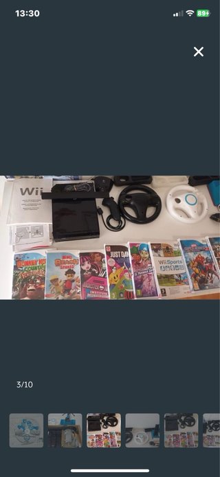 Nintendo Wii Negra + Accesorios y Juegos
