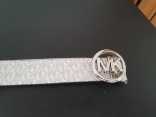 Nuova cintura Michael Kors donna bianco