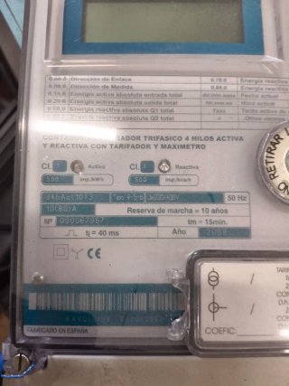 Contador Eléctrico Trifásico ORBITAX