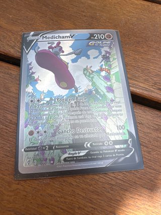 Carta Pokémon Medicham V 186/203