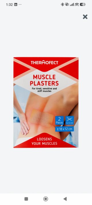 Parches musculares THERMOFECT - 2 unidades