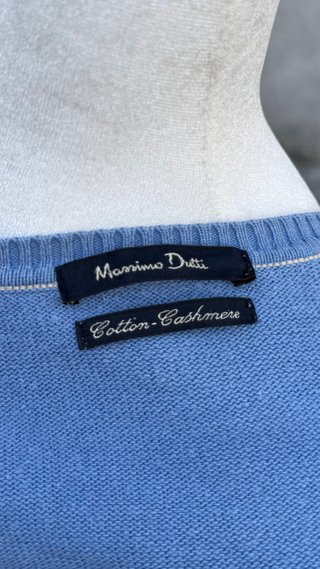 Camisola Malha V Massimo Dutti Azul L