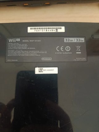 Nintendo Wii U Negra