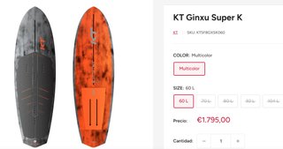 Tabla KT GINXU SUPER K 5.9 60L