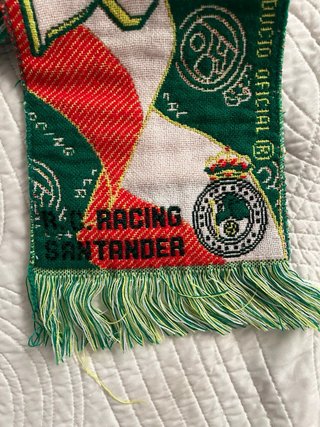 Bufanda Racing de Santander Verde y Blanca