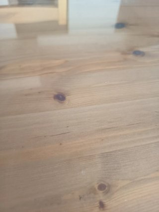 Juego comedor 4 sillas madera y tapa vidrio