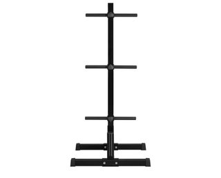 Soporte discos y 2 barras gimnasio