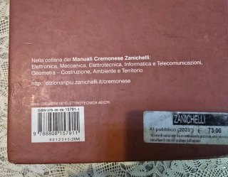 Manuale Cremonese di elettrotecnica