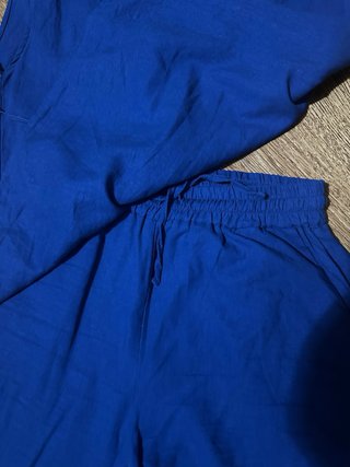 Completo blu Gilet taglia S Pantalone taglia M
