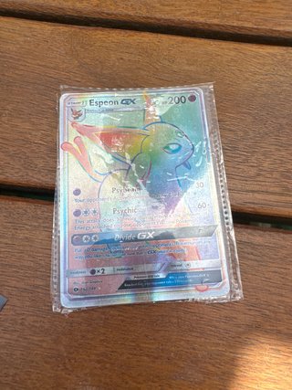 Carta Pokémon Espeon GX 152/149 Arcoíris