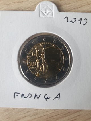 Moneda 2€ Francia 2013 Pierre de Coubertin