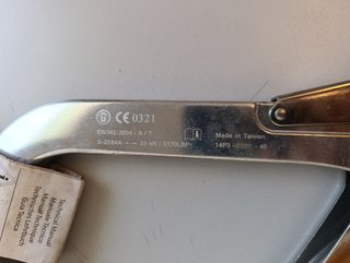 Mosquetón Seguridad Grande 23kN