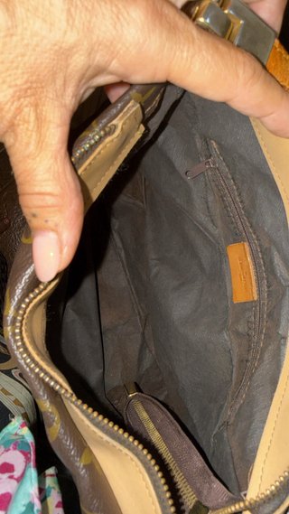Bolso de tienda local con  Monogram Marrón Beige