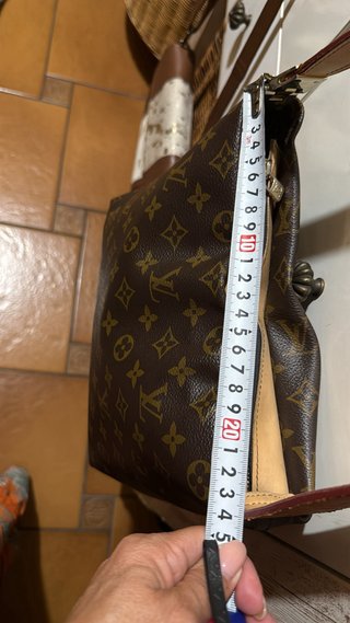 Bolso de tienda local con  Monogram Marrón Beige