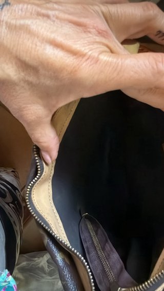 Bolso de tienda local con  Monogram Marrón Beige