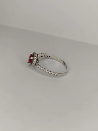 Anillo Pandora Corazón Rojo S925