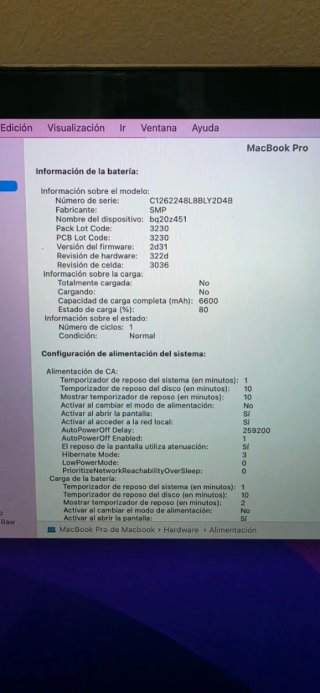 Macbook pro 2016 15" impecable i7 16gb SOLO HOY