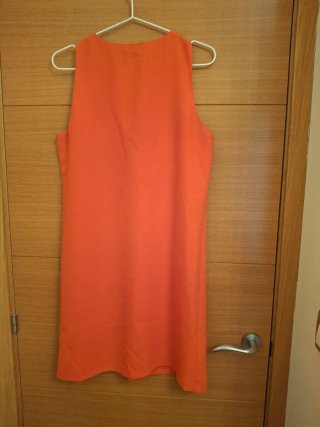 Vestido corto color coral Ralph Lauren