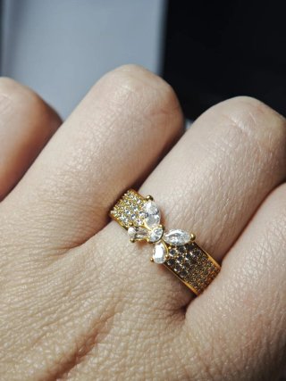 Anillo Pandora Mariposa Circonitas Brillante