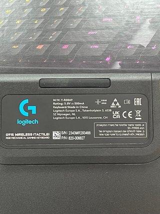 Logitech G915 TKL Teclado Mecánico RGB#293488