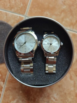 Reloj BBVA Aguja Plata
