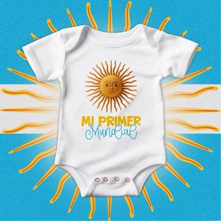 Body Bebé Mi Primer Mundial (0 a 24 meses)