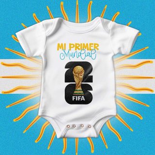 Body Bebé Mi Primer Mundial (0 a 24 meses)