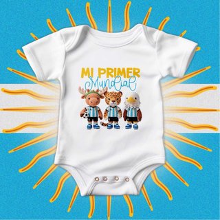 Body Bebé Mi Primer Mundial (0 a 24 meses)