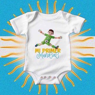 Body Bebé Mi Primer Mundial (0 a 24 meses)