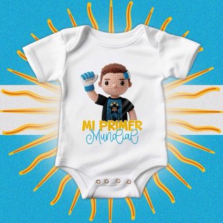 Body Bebé Mi Primer Mundial (0 a 24 meses)